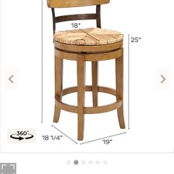 Ballard Designs Wood Counter Stools