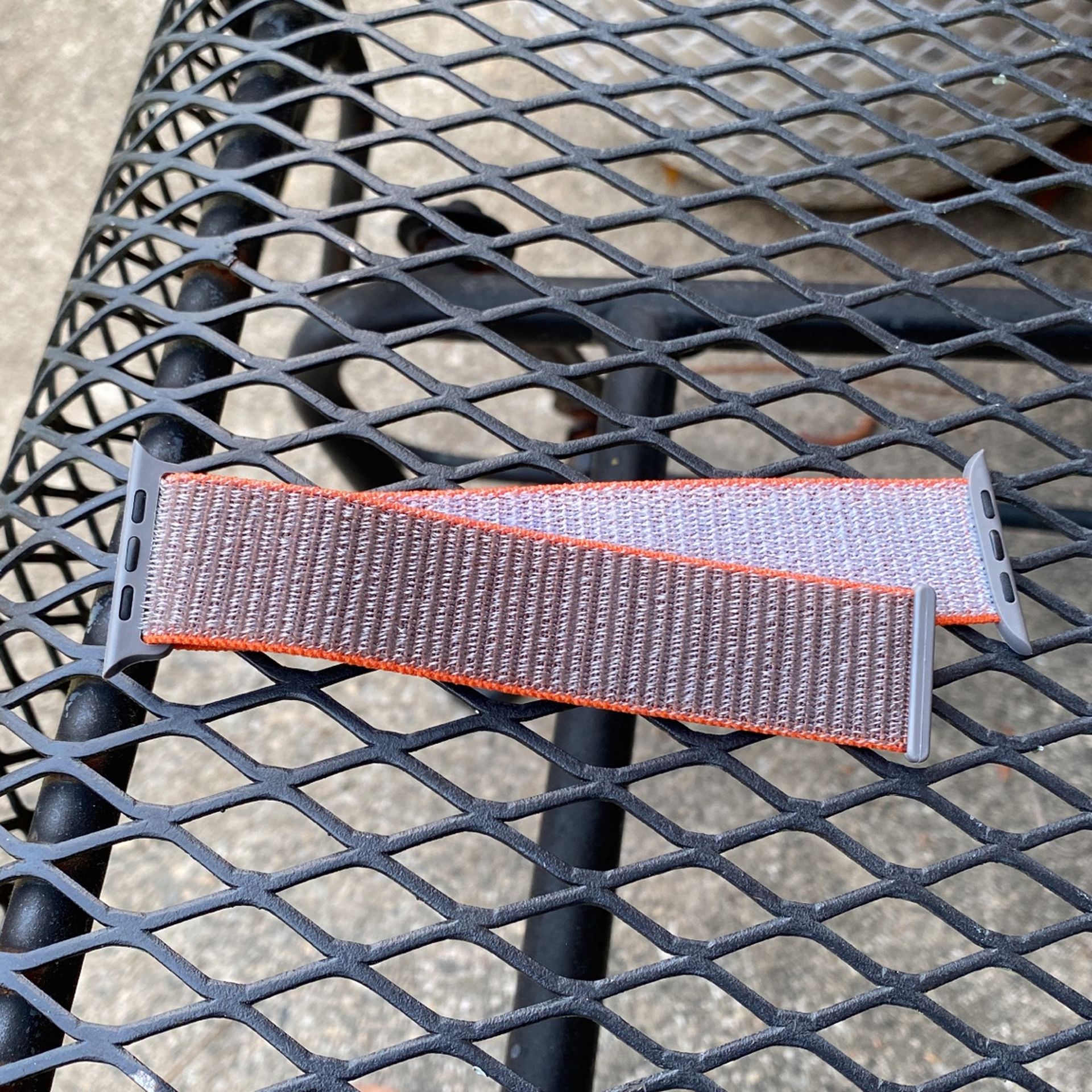 Apple Watch Bright Orange Sports Band 49/45/44/42
