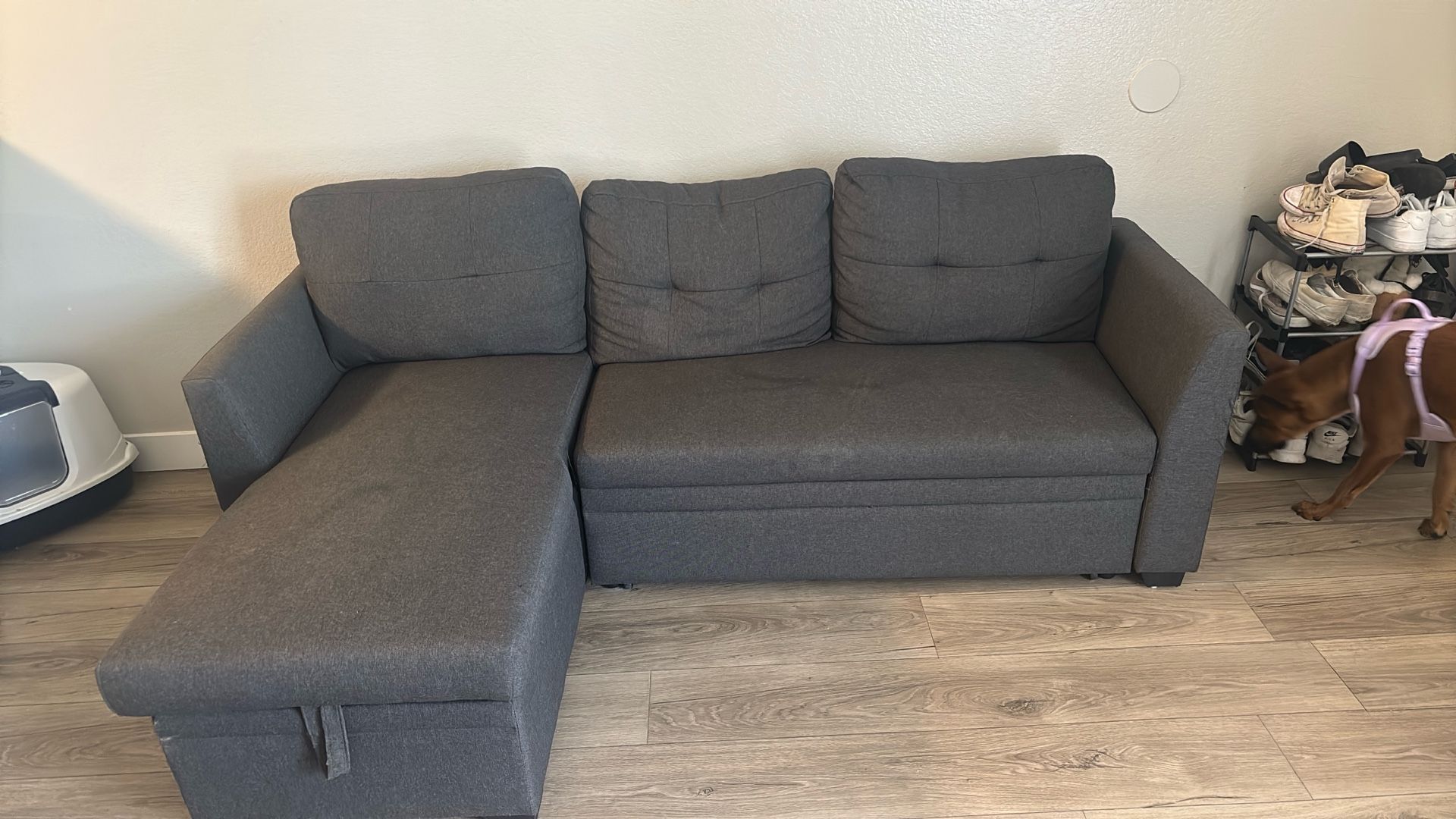 Dark Grey Couch