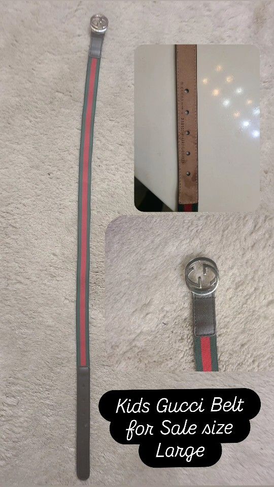 Authentic Kid's Gucci Belt