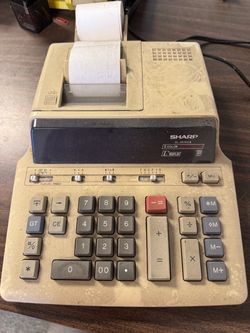 Sharp desktop calculator