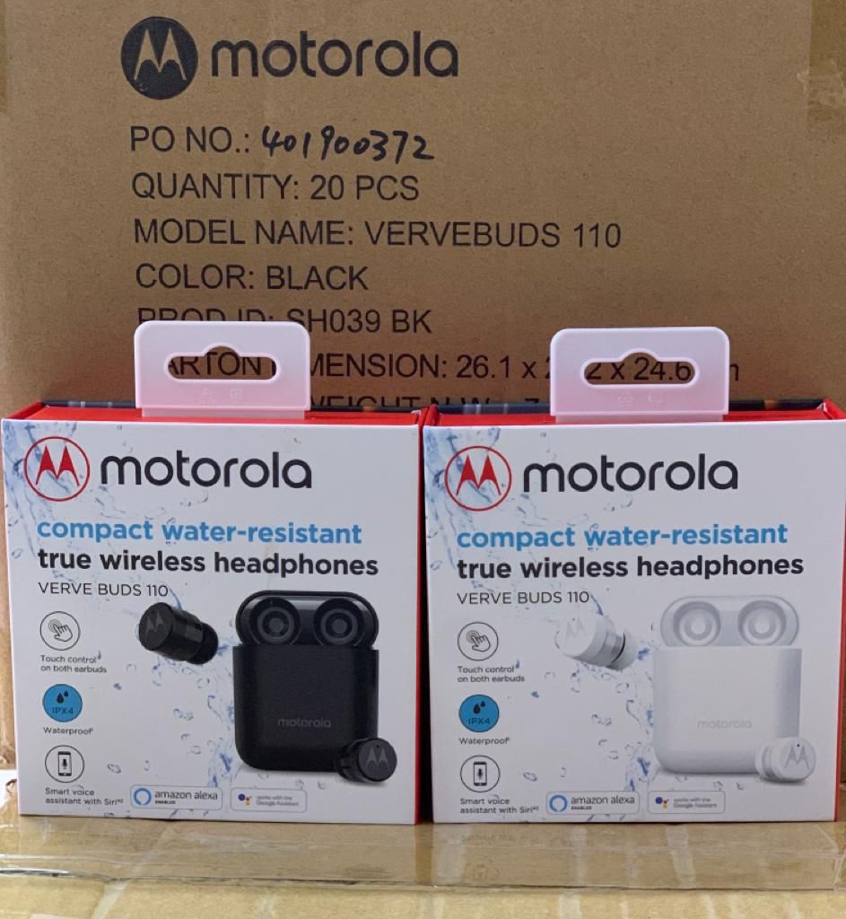 Motorola verve Buds 110 waterproof Bluetooth headset