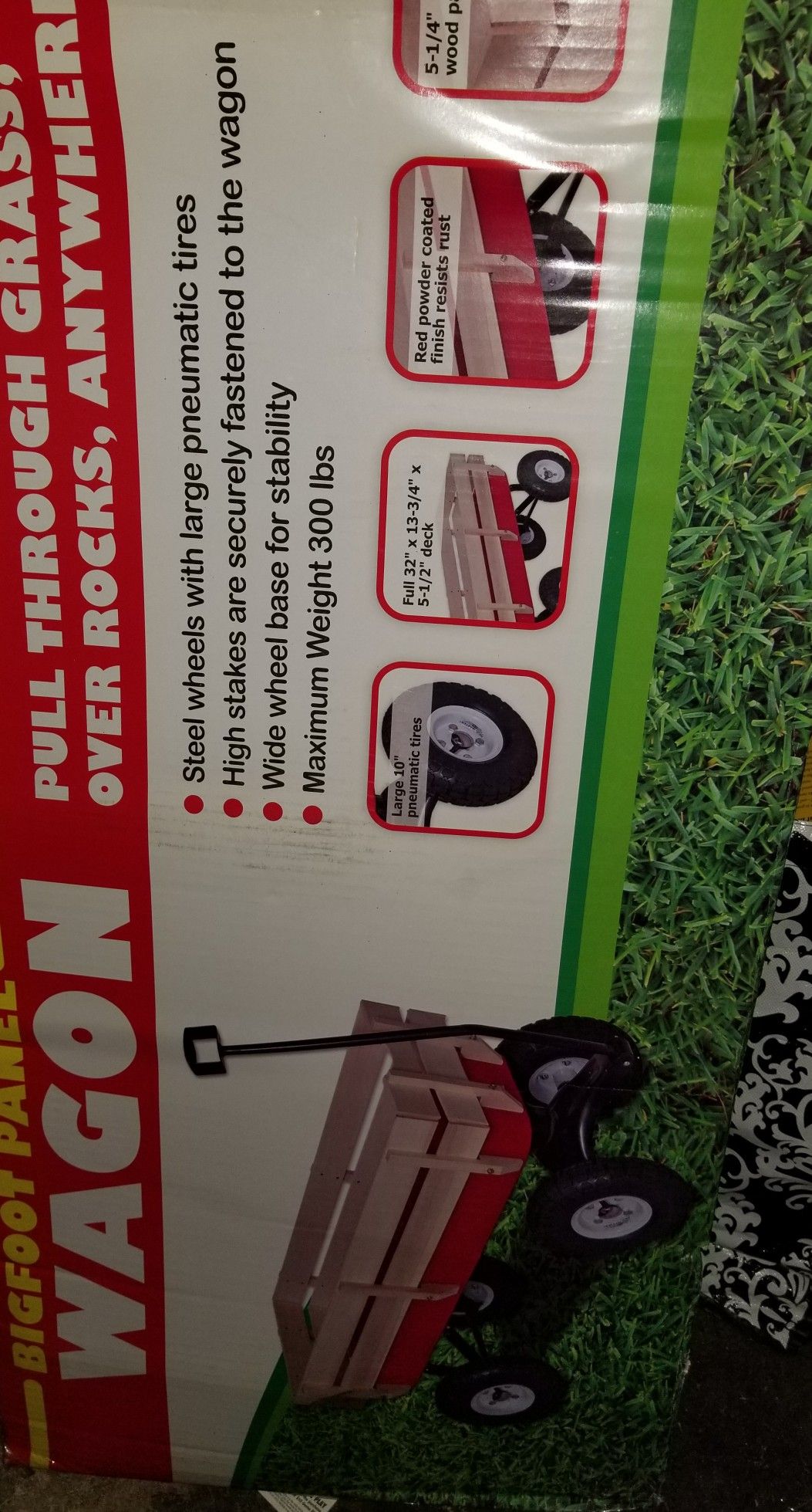 New - Kids Bigfoot Panel Wagon