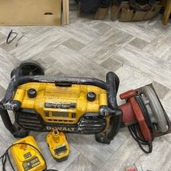 Sawzall And Drill With Battery Charger 