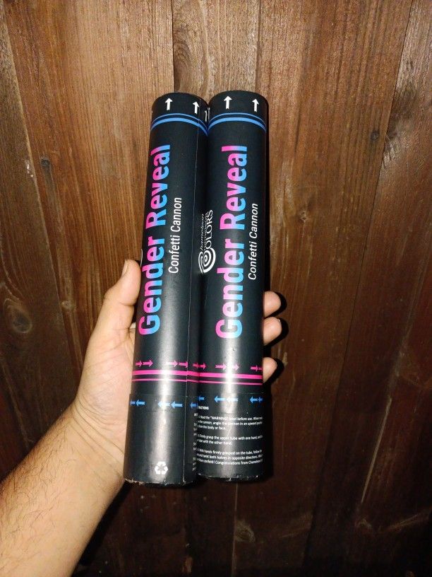 Gender Reveal Confetti Cannon Boy And Girl