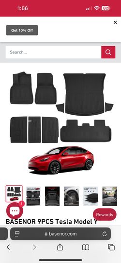 Basenor Tesla Model Y Floor Mats