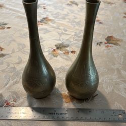 Brass Vases Set