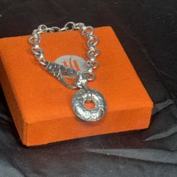 John hardy Kali Donut Sterling Silver Bracelet 8"