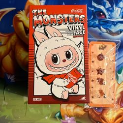 Coca Cola Labubu With Why So Serious Rings Pop Mart