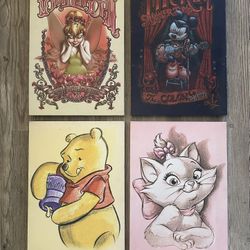 Disney Store Canvas Wall Art Lot For Sale!