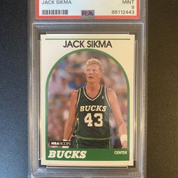1989 Hoops Jack Sikma #66 PSA 9 Boston Celtics