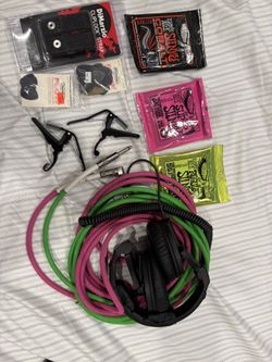 Guitar Kit & Sennheiser Headphones