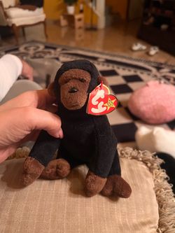 Ty Beanie Baby Monkey Plush with Tag