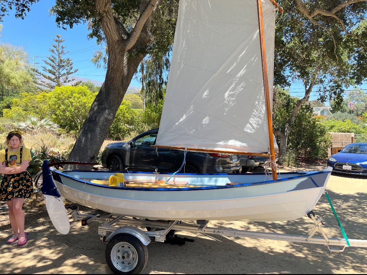 12 Foot Wooden Sailboat
