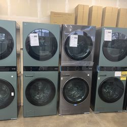 LG Gas And Electric Washtowers! NEVER USED! 