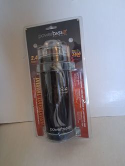 POWERBASS 2.4 FARAD 2400 WATTS DIGITAL CAPACITOR