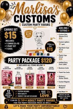 Custom Party favors