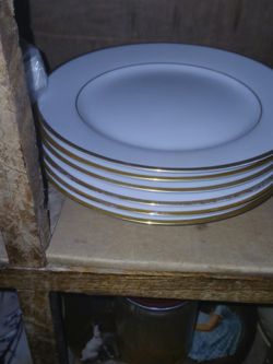 Vintage antique items decor and antique China plates