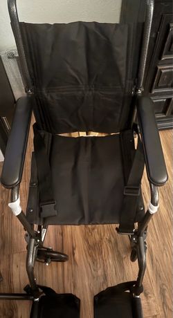 Drive Medical Foldable Steel Transport Wheelchair