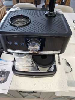 Garvee All-in-One Espresso Machine with Built-in Grinder