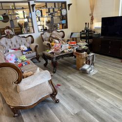 3 Sofa Set + table + tv Stand 