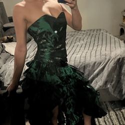 Emerald Green Gown 