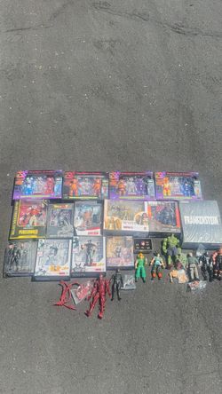 Figure Lot Trade Up/ Sales Post (for figtok) revotech, mafex mezco, shf, customs, invincible, WWE, FNAF