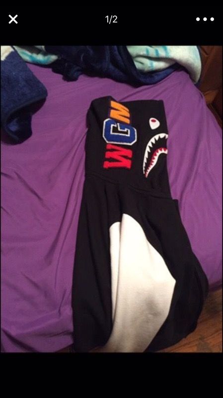 Bape jacket size medium fits a small authentic
