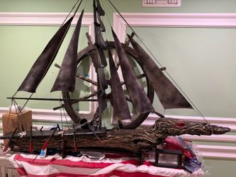 Large Decorative Pirate Ship Model