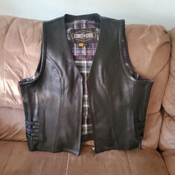 Women's Leather Vest 