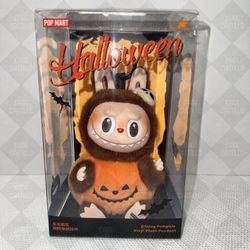 Labubu Pumpkin Vinyl Plush Pendant – $175