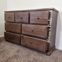 Solid Wood 60” Dresser $560