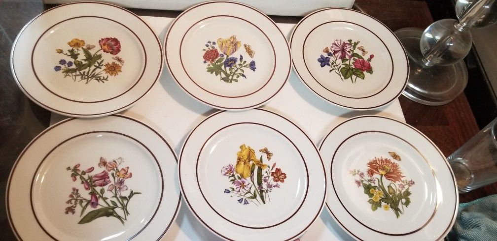 Vintage J.W.K. Bavaria Porcelain Plates