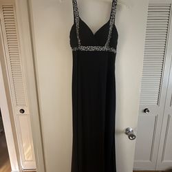 Black Evening Dress / Gown Size 4
