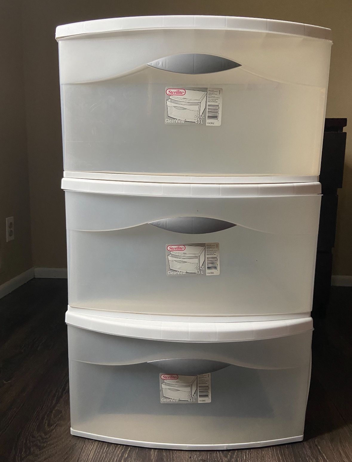 3 Storage Drawers