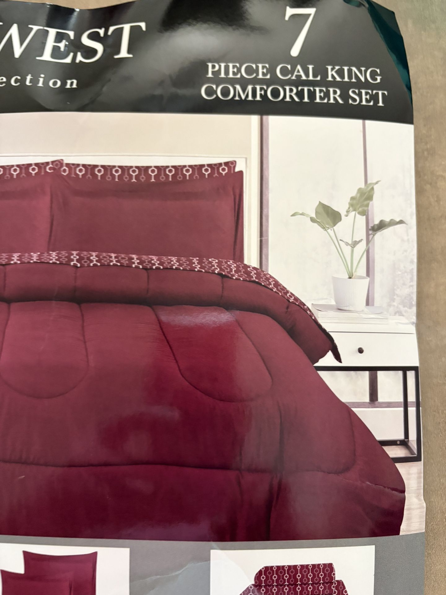 Comfort Cal King Size 7 Pc Set