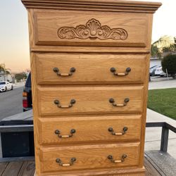 Stunning Tall Dresser With Lift Top Jewelry Armoire 