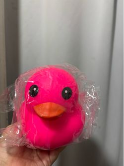 jumbo pink duck squishy