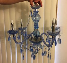 Blue Chandelier