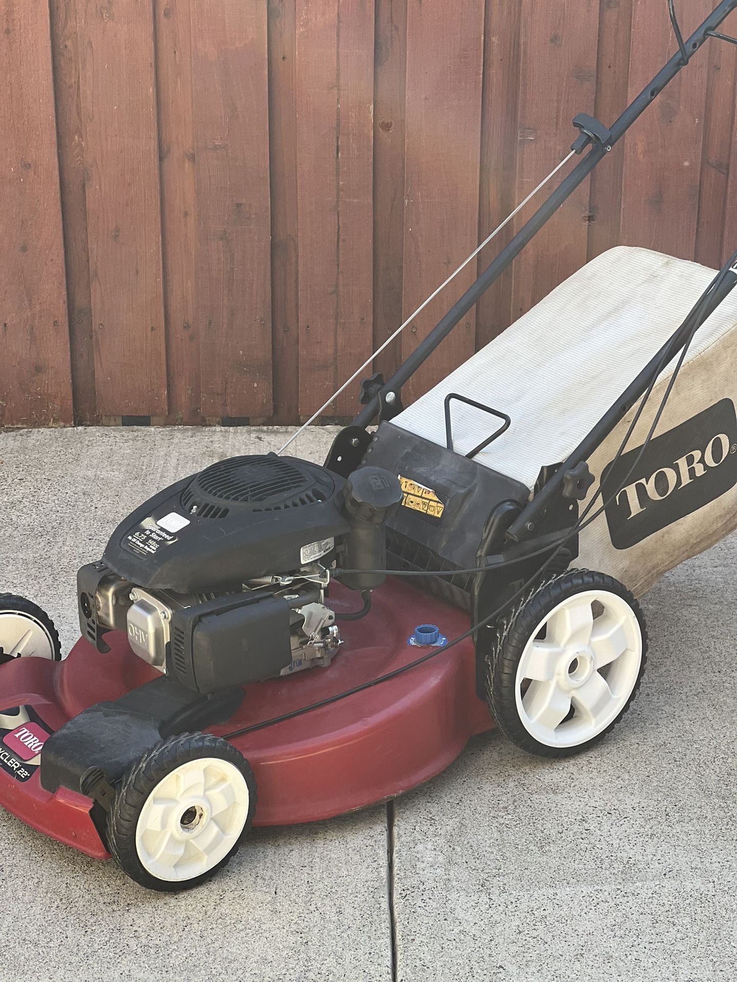 Toro 6.75 149cc High Wheel Self Propelled Lawn Mower