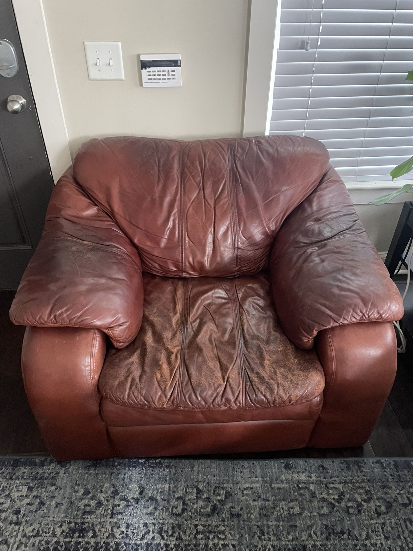 Leather Couch Seat