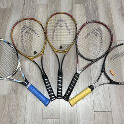 Head, Wilson tennis rackets SALE TODAY