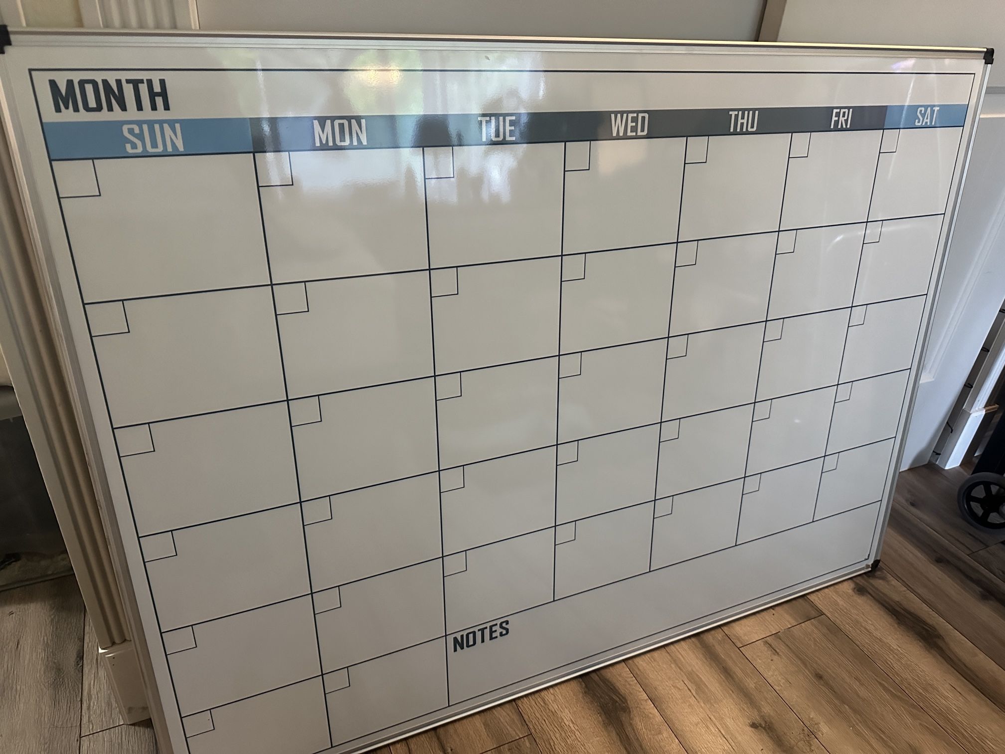 HUGE White board Calendar