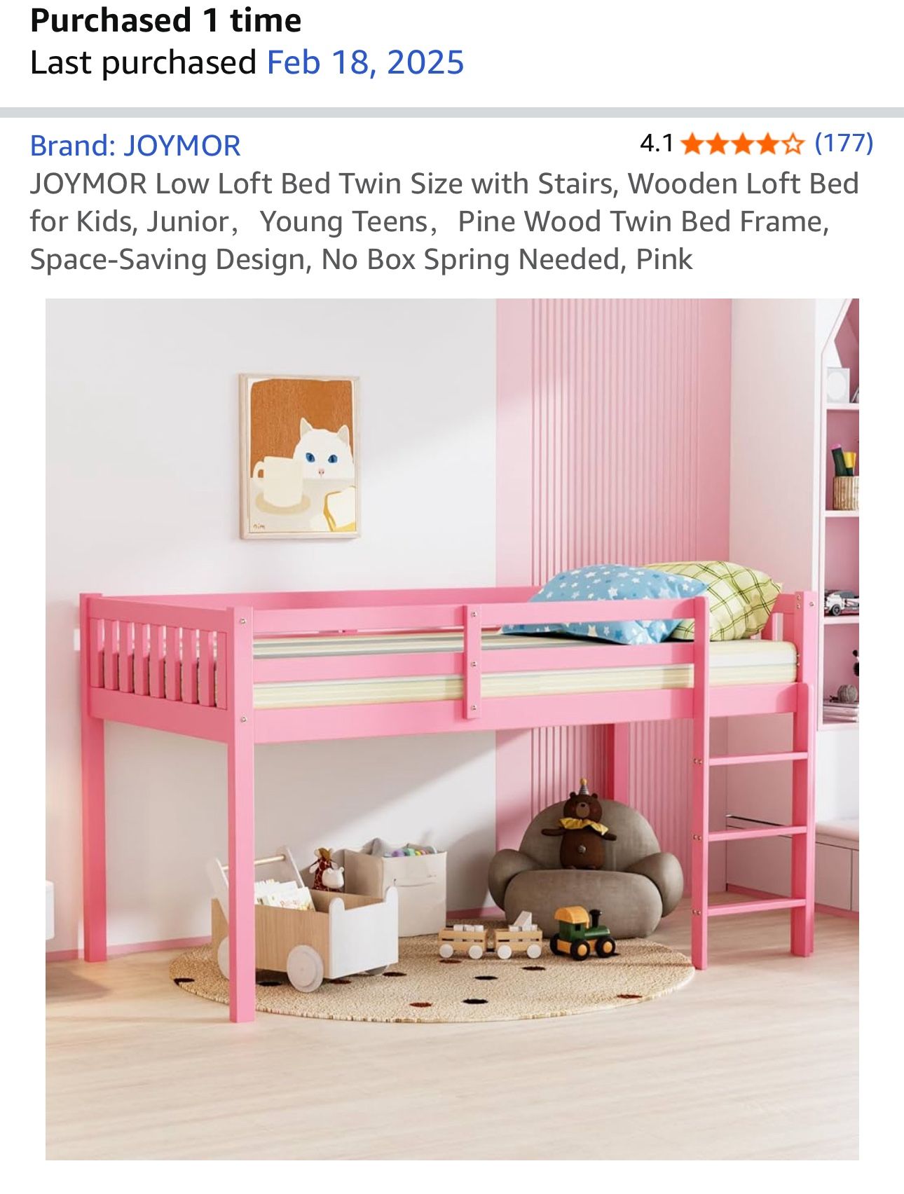 Twin Bed Frame With Low Loft