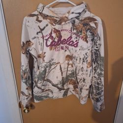 Cabelas Women's Pullover Hoodie Size Large 