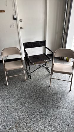 Folding Chairs Qty. 3