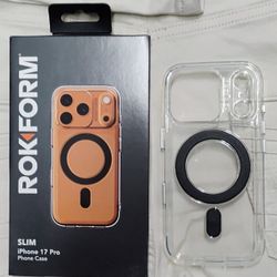 Rokform Slim Clear Magnetic Case For iPhone 17 Pro 