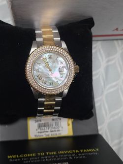 Invicta mother of pearl limited edition watch