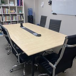 Conference Table With 6 Chairs
