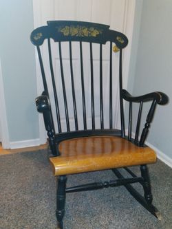 Antique Wood Rocking Chair